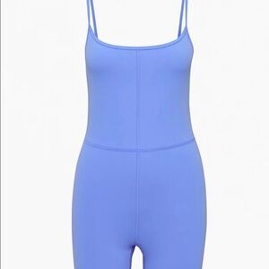 Aritzia Wilfred Free DIVINITY Romper 3” Playful Purple S